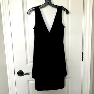 Black mini dress